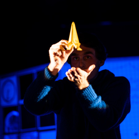 Audience members of the performance “Galaktikos” share their impressions: “I feel exactly the same at school as Karolis does.”