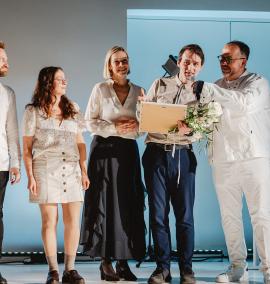 The creative team of “Galaxies” was awarded a...