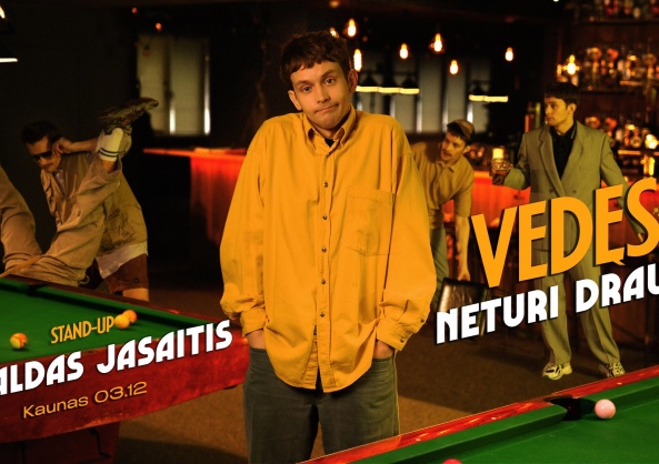 EVALDAS JASAITIS | Stand-up | „Vedęs, Neturi Draugų“ (N-16)